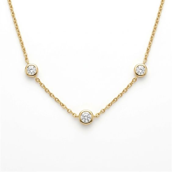 Collar Oro Gioia Mujer in Oro Diamante 0.05 Ct OCF13739.005 - OCF13739.005